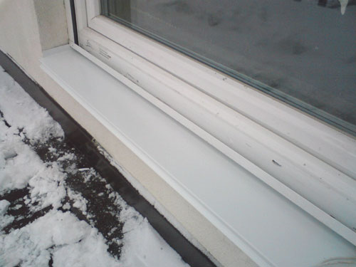 "Установка отлива на окно"