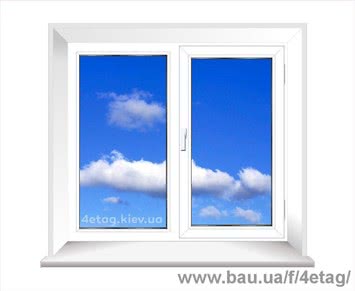 Двухстворчатое окно цена (Стандартное 2-створчатое откно 
