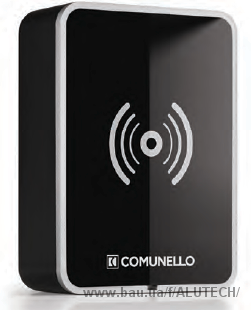 Транспондерный выключатель Comunello TACT CARD, двухканальный