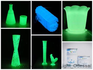 ACMELIGHT GLASS ORIGINAL Люминесцентная (светящаяся) краска для стеклянных поверхностей (обжиговая)
