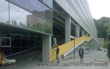 НСК Олимпийский, гостевая зона &mdash; Глобал Фасад