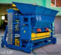 Вибропресс УПБ-СМ для производства фундаментных блоков &mdash; НЭМП