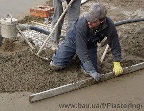 Полусухая стяжка пола &mdash; Plastering