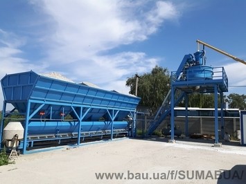Стационарный бетонный завод SUMAB T-15 (15 м3/ч, Швеция)