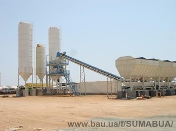 Стационарный бетонный завод SUMAB Т-100 (100 м3/ч, Швеция)