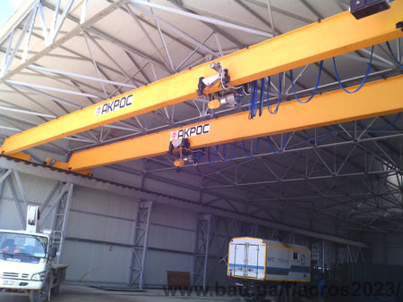 крани, грейфери, талі електричні