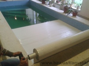 Роллеты для бассейнов со сматывающим механизмом &mdash; Акватик