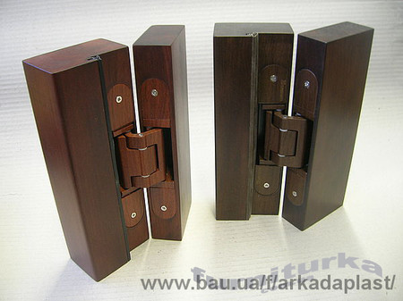 Скрытые дверные петли TECTUS производства компании Simonswerk (Германия).