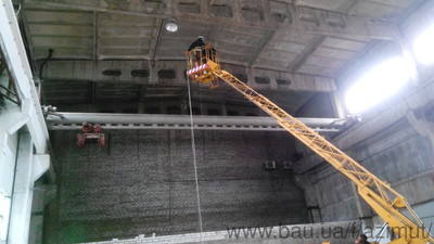 Прокладка воздушной трассы с заменой кабеля. Промзона, г.Запорожье &mdash; НПО АЗИМУТ