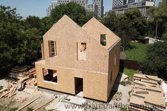 Побудований будинок із СІП панелей на Осокорках. &mdash; Бауен Хаус