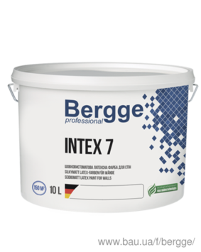 BERGGE INTEX 7 ШЕЛКОВИСТО-МАТОВАЯ краска для стен