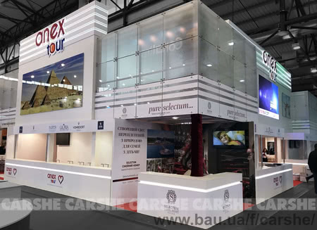 Двухэтажный выставочный стенд  Анекс Тур