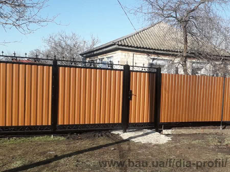 Профнастил для Забора под Дерево и Матовый