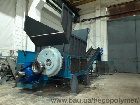 Шредер для дерева промышленный Экополимер Shark ES 15.3