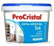 Краска латексная моющаяся Люкс ИР-233 ProCristal (Ирком), 10л база А Краска латексная моющаяся Люкс ИР-233 ProCristal (Ирком), 10л база А