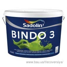 Краска латексная внутренних работ Bindo 3 (Садолин) 10 л