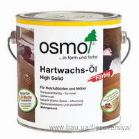 Масло с твердым воском для деревянных поверхностей цветное Hartwachs-Öl Farbig 0.125 л