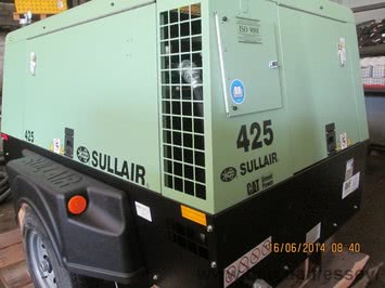 Компрессор винтовой дизельный Sullair 425 для работы в жару и мороз