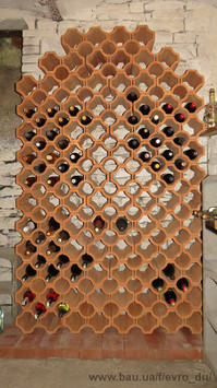 Блоки Heluz для хранения вина