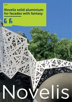 Окрашенный фасадный алюминиевый лист производства Novelis: FF2, FF2plus, FF3