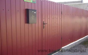 Забор "под ключ" &mdash; Феликс-Брус