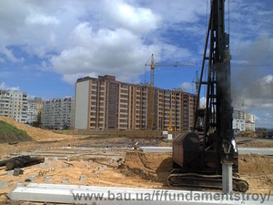 Забивка свай &mdash; Фундаментстрой