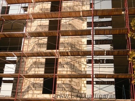 строительные леса рамного типа