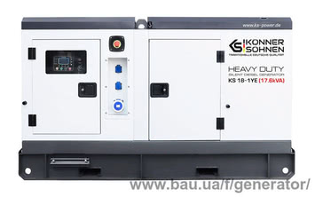 Генератор Konner&Sohnen KS 18-1YE с бесплатной доставкой