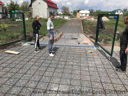 Бетонирование двора Одесса