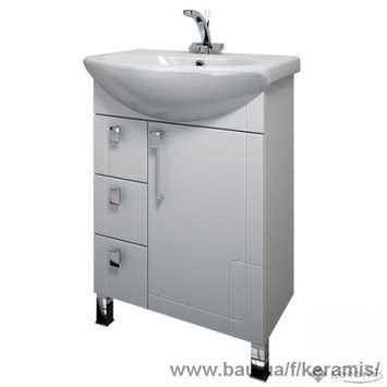 Шкафчик Тритон Диана 61x33,2x82 с раковиной