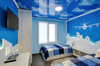 Натяжной потолок в детской &mdash; Labell