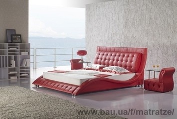 Кожаные кровати из Германии Sonata Mobel