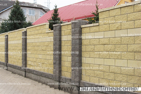 Блок заборный