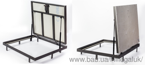 Люк в пол на амортизаторах &mdash; Megaluk