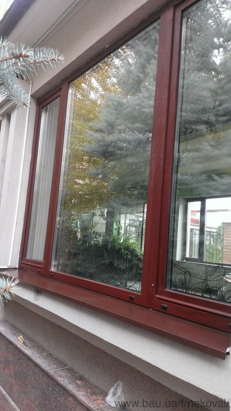 Окна из термоизолированного алюминия.