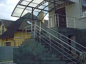 Перила ограждения из нержавейки &mdash; Фирма Капитал-Трейд