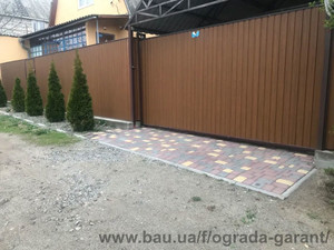 Забор из профнастила с установкой под ключ в Запорожье &mdash; Винников А. Ю.