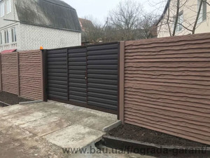 Глянцевые еврозаборы из фибробетона с установкой под ключ в Запорожье &mdash; Винников А. Ю.