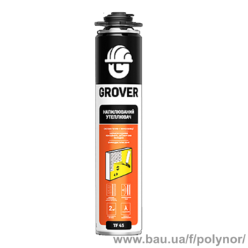 Напыляемый полиуретановый утеплитель профессиональный Grover ТF 45