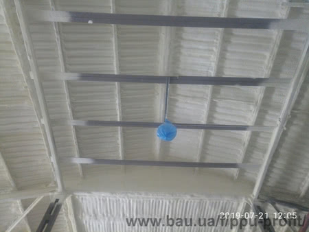 Напыление пенополиуретана