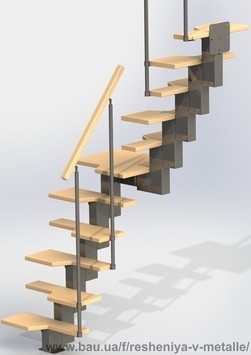 Лестницы модульные сборные 