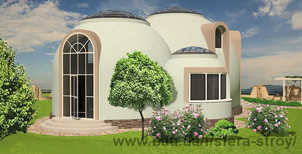 Купольный дом - 226 м2 &mdash; Сфера Строй