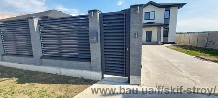 Забор металлический Жалюзи