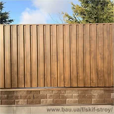 Заборы металлические из Профнастила, Штакетника, Горизонт, Жалюзи