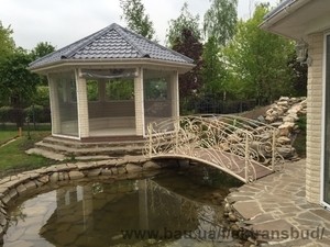 Работы по территории. Строительство пристроек возле дома &mdash; СК Транс-Буд