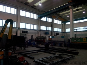 Воздушное отопление промышленного цеха с помощью подвесных воздухонагревателей Apen Group &mdash; SONNIGER