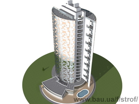 Концептуальная многоэтажная гостиница