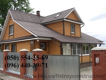 Кровля керамопластом, готовый объект