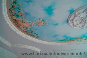 Художественная роспись потолка и стен &mdash; Студия Ремонта