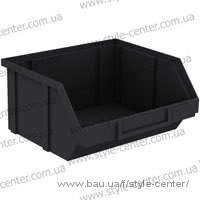 Пластиковый ящик, черный, 90х100х50 мм